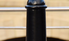 Cast Iron Pedestrian City Bollard Post