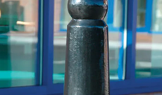 Heavy Duty Cast Iron Pedestrian Bollard Post