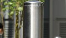 Polished Stainless Steel Bollard Post