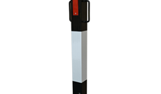 Removable Steel Security Bollard Post With Lifting Handles