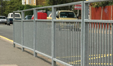 Steel Pedestrian Guardrail Fencing