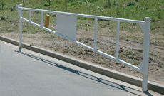 SSteel Car Park Swing Access Barrier