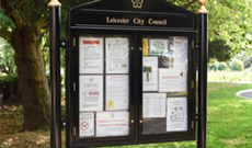 Double Information Display Case