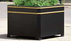 Square Cast Iron Outdoor Planter Box