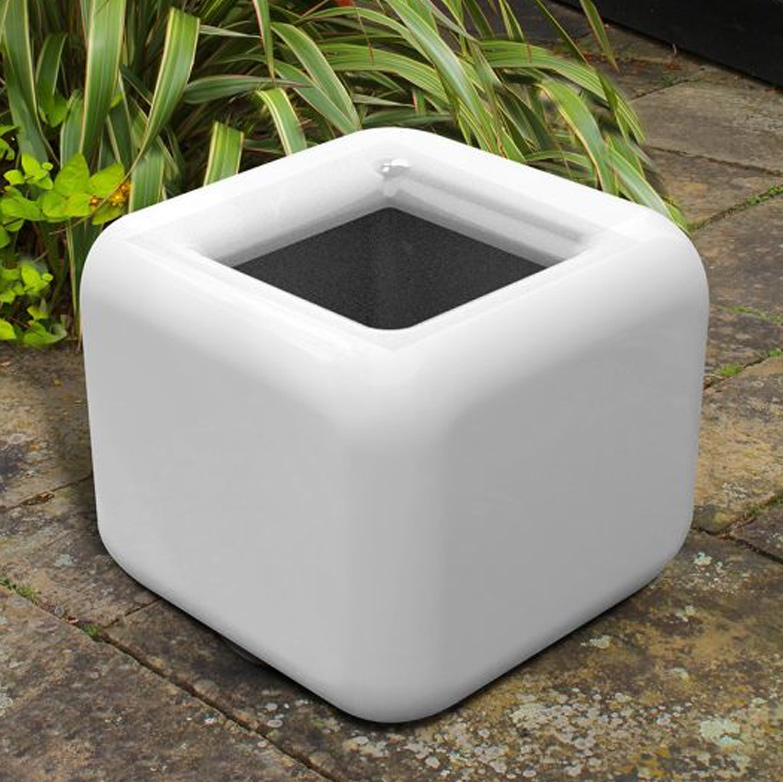 Cube Composite Ceramic Planter Cube Composite Cement Planter