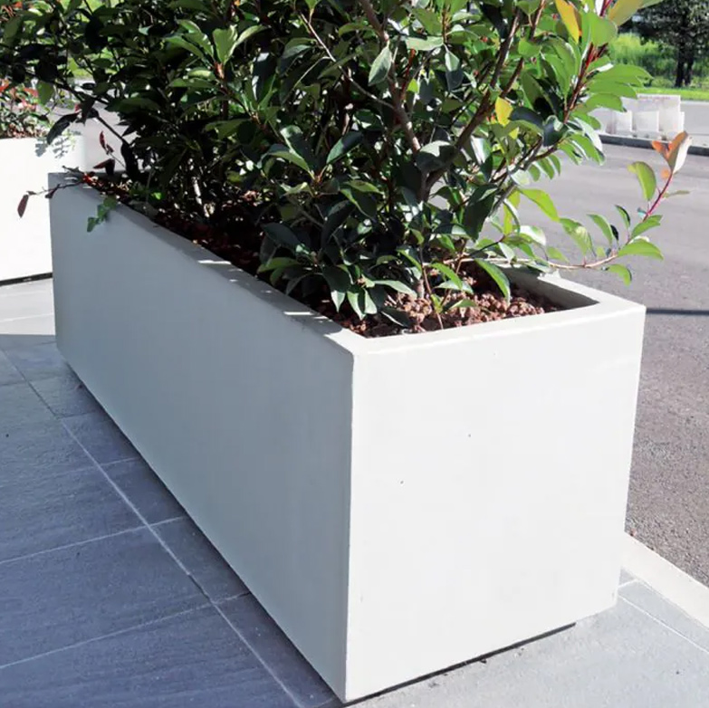Outdoor Rectangular Cement Planter Box Outdoor Rectangular Cement Planter Box