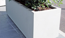 Outdoor Rectangular Cement Planter Box