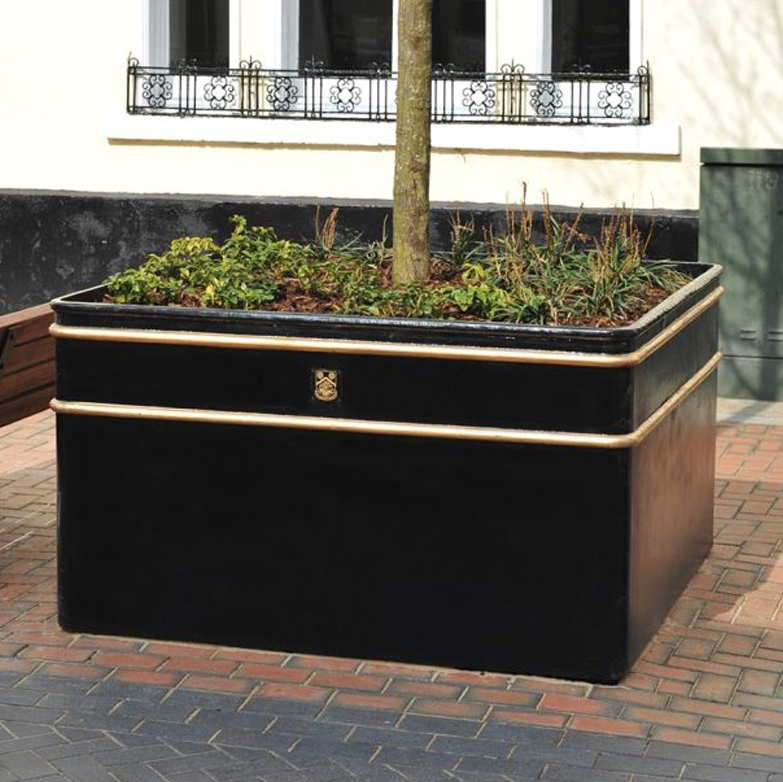 Large Cast Iron Outdoor Planter Box Large Cast Iron Outdoor Planter Box
