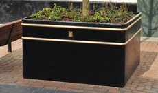 Large Cast Iron Outdoor Planter Box