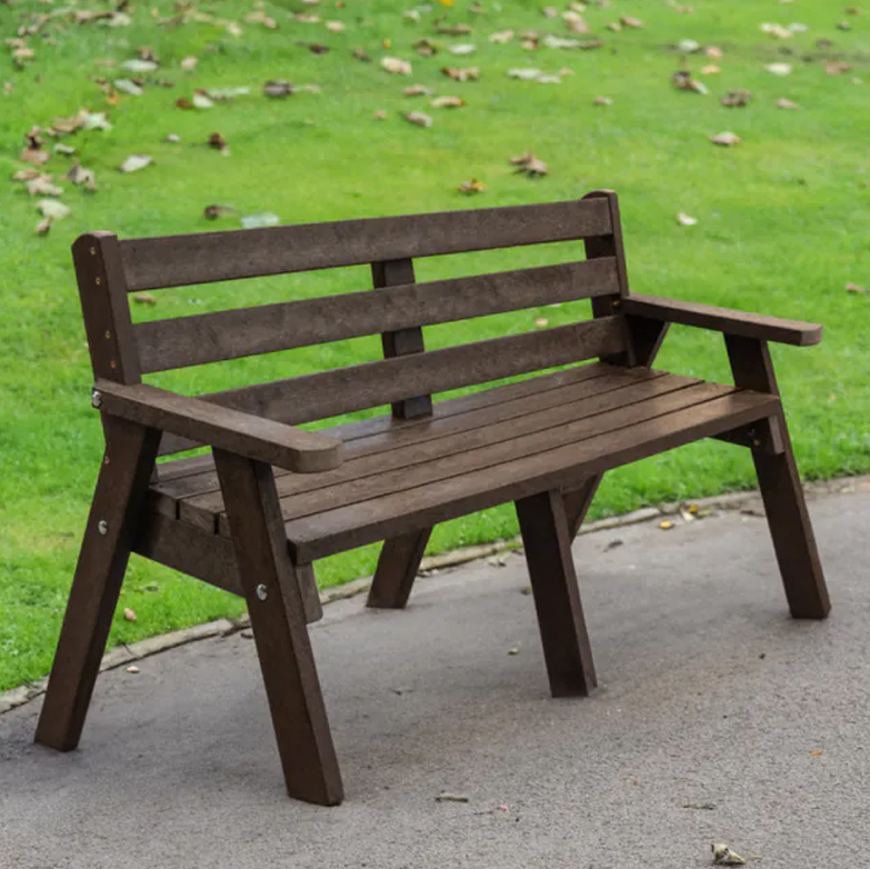 Outdoor Recycled Plastic Budget Park Bench Outdoor Recycled Plastic Budget Park Bench