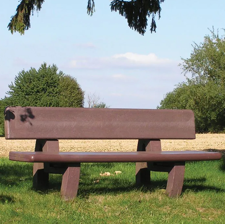 Outdoor Contemporary PVC Plastic Park Bench Outdoor Contemporary PVC Plastic Park Bench