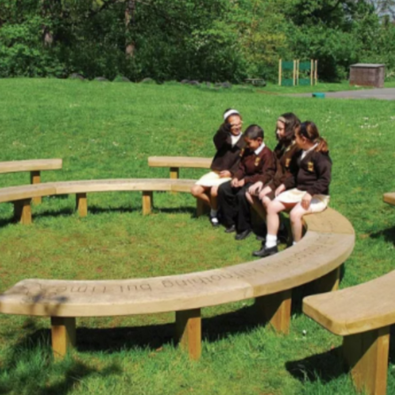 Outdoor Playground Modular Bench Seating Outdoor Playground Modular Bench Seating