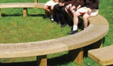 Outdoor Playground Modular Bench Seating