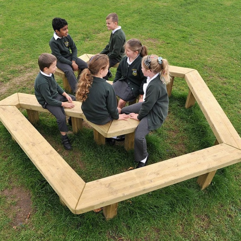 Outdoor Playground Group Seating Benches Outdoor Playground Group Seating Benches