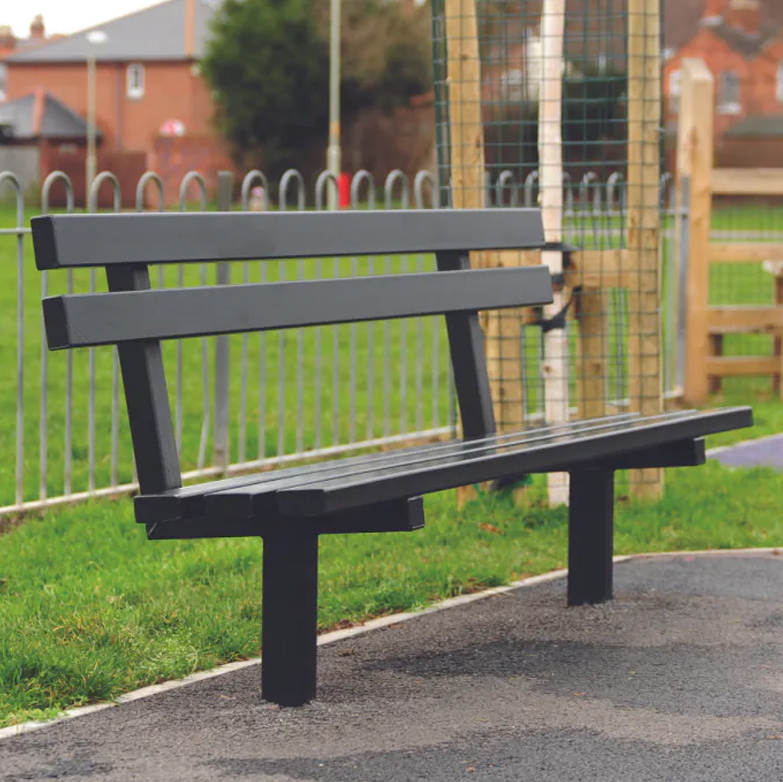 Outdoor Steel Budget Park Seating Bench Outdoor Steel Budget Park Seating Bench