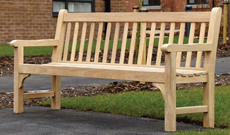 Outdoor Wooden Seating Bench