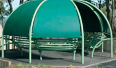Domed Playground Weather Shelter