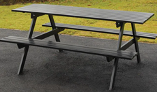 All Steel Outdoor Park Picnic Table