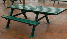Outdoor Extended Wheelchair Picnic Table