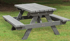 Outdoor Recycled PVC Junior Picnic Table
