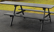 All Steel Outdoor Extended Wheelchair Picnic Table