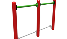 Outdoor Agility Playground Roll Over Bars