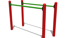 Playground Steel Agility Parallel Climbing Bars