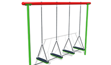 Playground Steel Agility Overhead Traversing Steps
