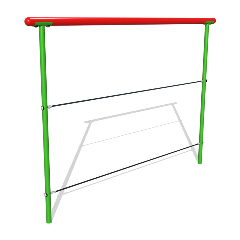 Playground Steel Agility Climbing Parallel Ropes Playground Steel Agility Climbing Parallel Ropes