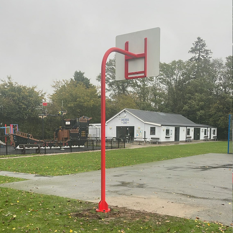 Outdoor Basketball Goal Installation Outdoor Basketball Goal Installation