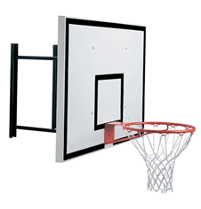 wall mounted basketball goal