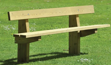 Simple Wooden Seating Bench