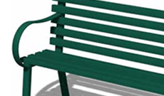 Steel Park Bench