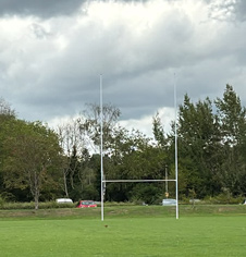 Brooksby College Rugby Goalposts Installation