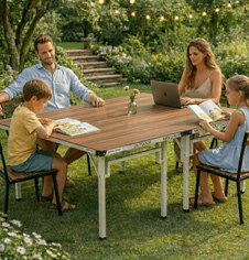 Outdoor Butterfly 3 in 1 Patio Tennis Table