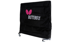 Butterfly polyester outdoor protective table cover.