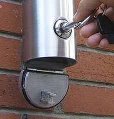 Slim Wall Mounted Cigarette Bin