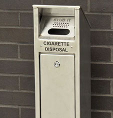Anti Vandal Cigarette Disposal Bin