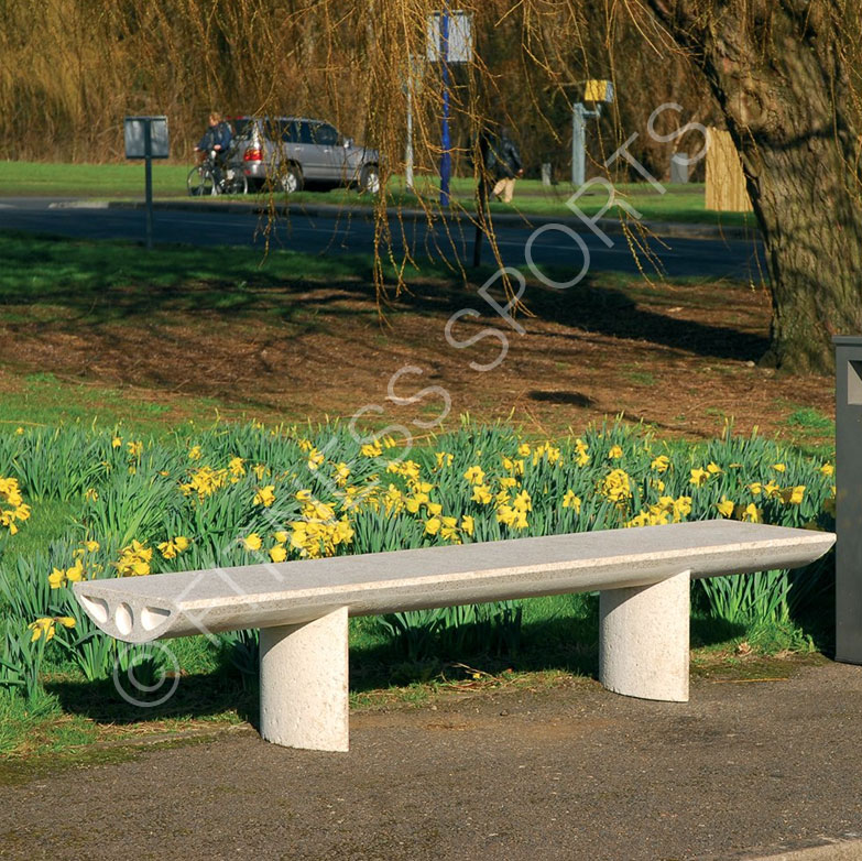 Concrete Park Seating Bench