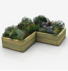 Public Display planter Display planter