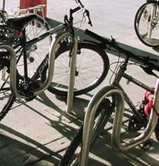 Steel Floor Mounted Cycle Stands