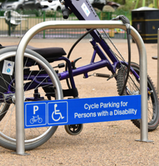 Steel Floor Mounted Cycle Stands