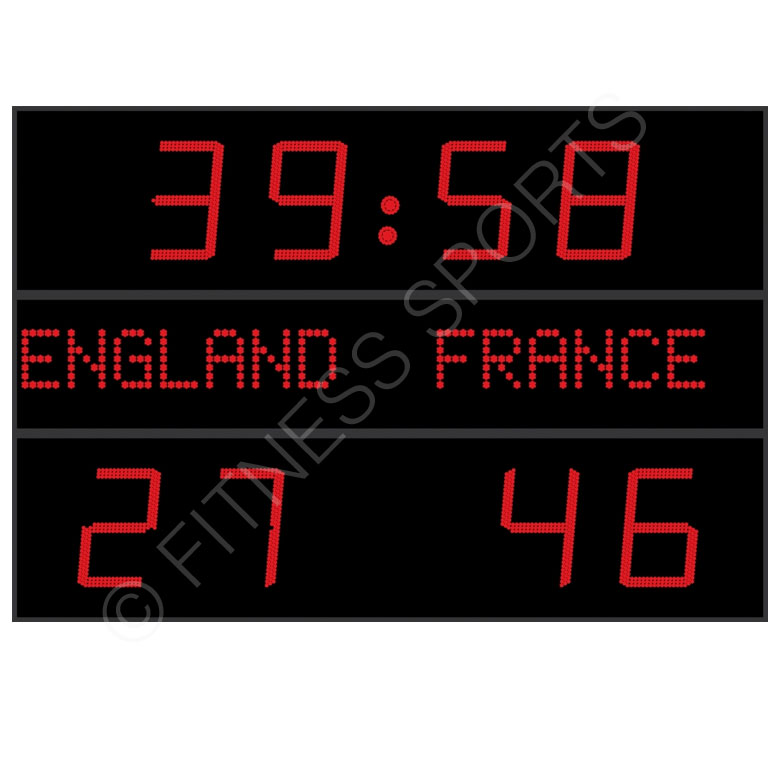 Electronic Rugby Scoreboard