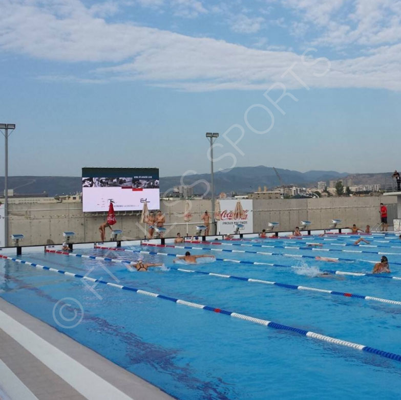 Large Wall Mounted Electronic Sports Video Display Fitness Sports