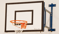 Height Adjusting Basketball Hoop