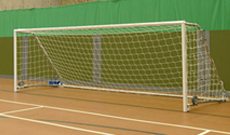 Outdoor & indoor five a side football goalposts.