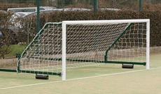 % a side football goalposts