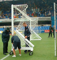 7.32m x 2.44m 3G Hinged Goals 