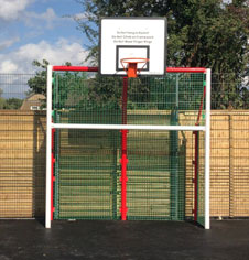 Steel anti vandal playground sports