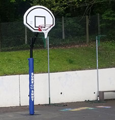 Playground basketball courts